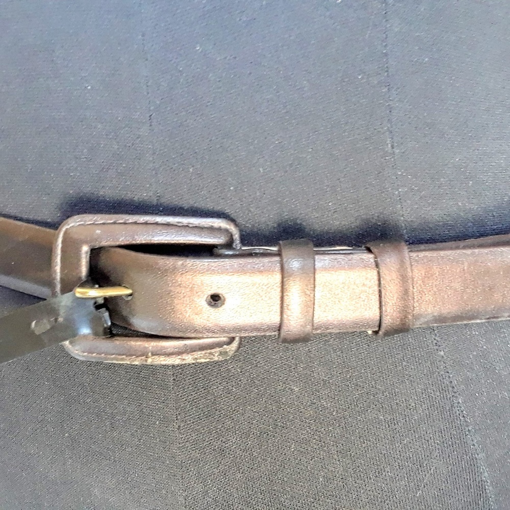 NWOT Bronze Cipriani leather belt size M